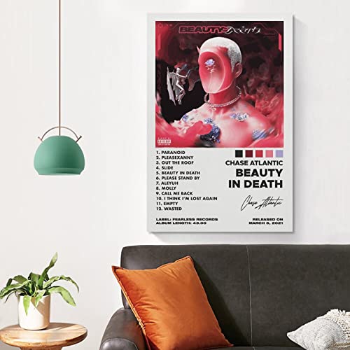 Chase Atlantic Poster Beauty In Death Album Cover Posters Poster Decorative Painting Canvas Wall Art Living Room Posters Bedroom Painting 12X18Inch(30X45Cm) #TOP3