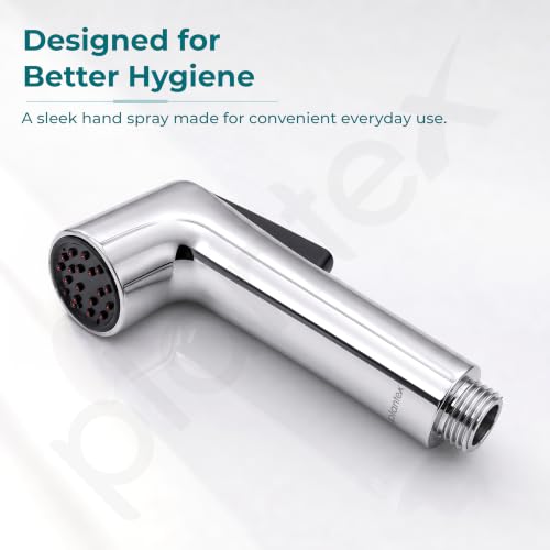 Image of Plantex Self Cleaning Health Faucet for Toilet /ABS Plastic Jet Spray for Bathroom /Hand Gun /Without Hose Pipe - Pack of 1 (Chrome)