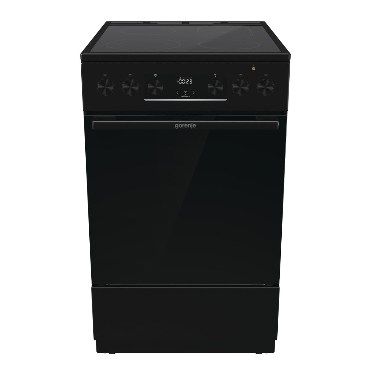Gorenje GECS5C70BPA Elektro-Standherd 50cm 70 Liter Glaskeramik-Kochfeld schwarz