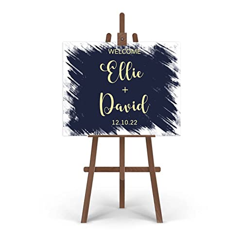Panneau de calligraphie personnalisé pour l'entrée de votre mariage chic - 3
