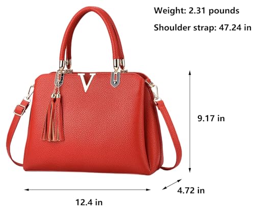 Image of JHVYF Shoulder bags for Women Trendy Crossbody bags Casual Satchels Purse Ladies' Tote Bag