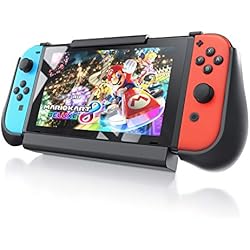 Bateria Externa Portatil Movil CSL - Batería Externa para Nintendo Switch - con Fundas para mandos Joy-con - Powerbank - Banco de energía portátil 10,000 mAh - Interruptor de Carga - Ranuras para Juegos y Tarjetas Micro SD