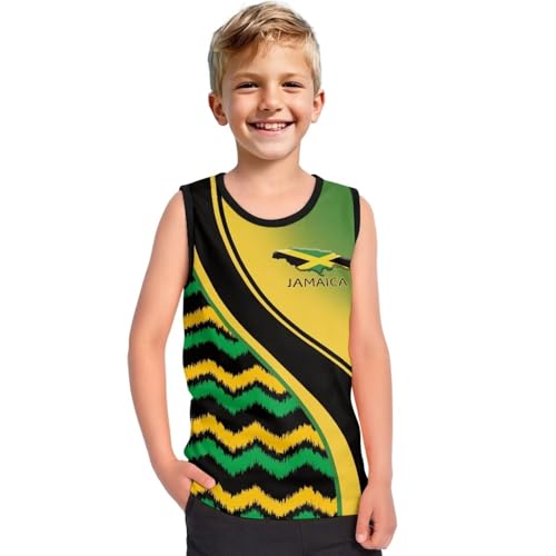Kids Tank Top Shirts Boys Sleeveless Shirt 1-6 Y Summer Athletic Vest Tees Casual Soft Outdoor Play Tshirts