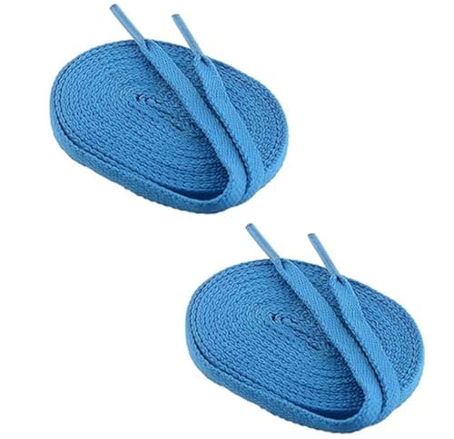 Image of SHOESHINE Sports & Sneakers Shoe Laces - 2 Pairs Set Flat Shoelace for Men & Women