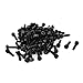 M3 x 10mm Alloy Steel Hex Bolt Socket Head Cap Screws Black 100 Pcs