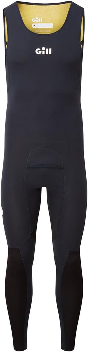 Gill Mens Zentherm 2.0 Long John Wetsuit - 3mm Stretch Neoprene for All Water Sports Sailing Paddle Board Swimming SUP