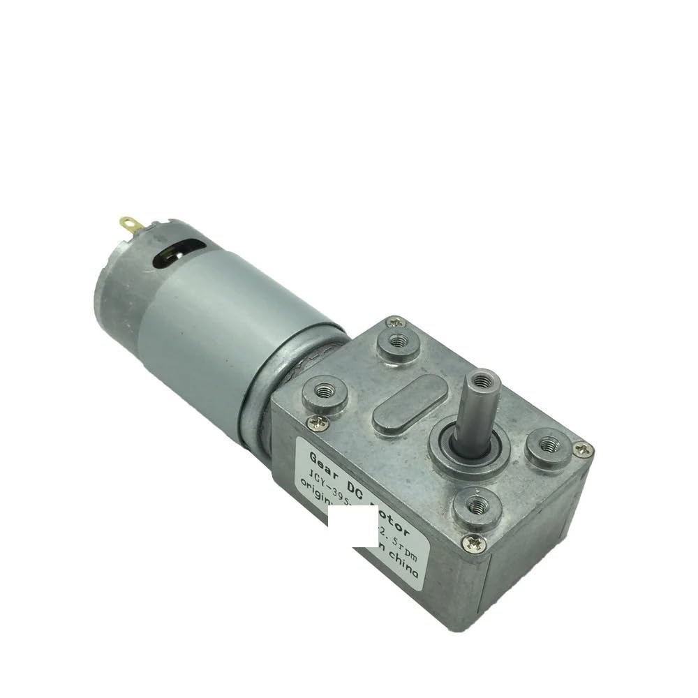 QWZTAEOZA 12V Worm Gear Electronic Starter DC Reducer Electronic Starter Worm Engine Self-Locking JGY-395 Package B 12v 31rpm