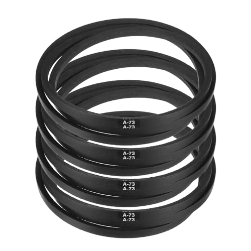 Image of uxcell 4pcs A73 or 4L750 Classic Wrapped Rubber V-Belt, 73 inch(1854mm) Inside Circumference, A Profile V Belt