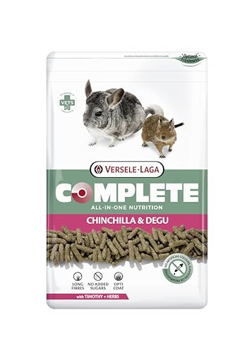 VERSELE-LAGA - Complete Chinchilla & Degu - Extrudés Tout-en-Un pour Chinchillas et Octodons - 1,75kg