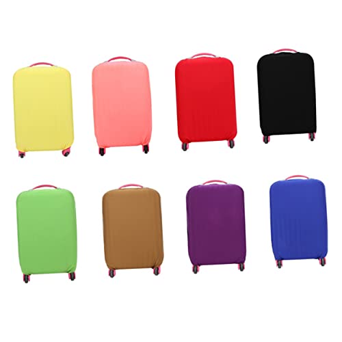 KESYOO Elastic Travel Luggage Cover Protective Bag for 18 Trolley Cases Suitcase Black Durable and Stretchable Luggage Case Cover