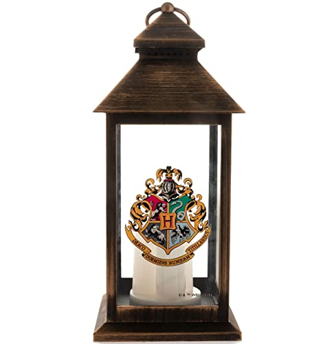Harry Potter Light Up Lantern - Hogwarts Crest, Gold - Image 3
