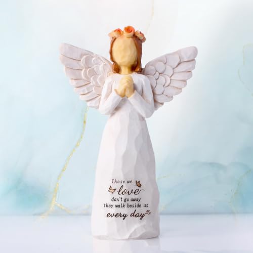 Kohehe Sympathy Gifts for Loss of Loved One, 5.12" Angel Sympathy Gift,Memorial Gift for Loss of Dad Mom Grandmother, Angel Figurine for Bereavement Remembrance Gifts (Sympathy-Figurine) — view 2