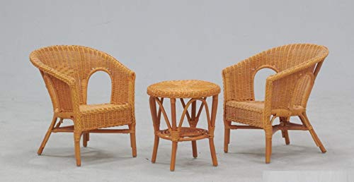 Fauteuils enfant en rotin légers pour remplacer le plastique