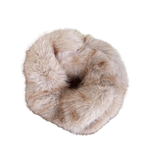 HIONJIN Autumn and Winter Large Intestine Hair Circle Female High