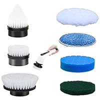 Leebein ANS-8050 Electric Spin Scrubber Replacement Brush Heads, 7pcs Extra Brush Accessories Kit for Leebein ANS-8050 & ANS-8051 8052 Electric Cleaning Brush - Scrubber Not Included