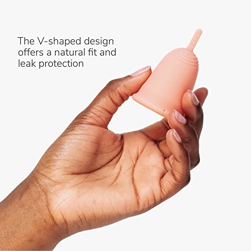 Softcup Menstrual Cup | Reusable Period Cup | Ultra-Soft Medical-Grade Silicone | Leak-Free, 12-Hour Wear | Made In The Usa (Size 2) #TOP2
