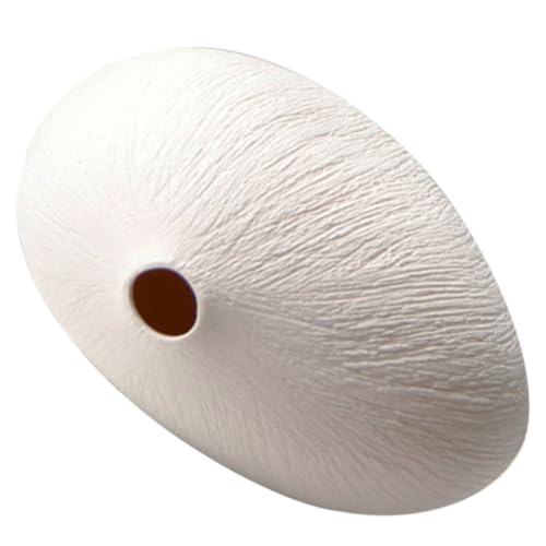 Vase en céramique blanc minimaliste stable design table