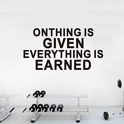 SEATUNE Office Gym Wall Stickers, Inspirational Quotes Motivational Wall Decals, Positive Home Vinyl Art Wall Decor