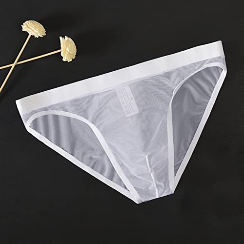 Men Underwear Jockstrap Transparent Stretchy Mini Bikini Thong Pouch2