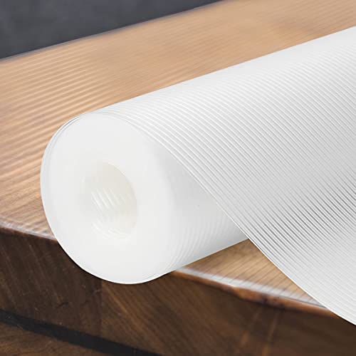Shelf Liner Kitchen Drawer Mats, Double Sided Non-Slip Drawer Liner, Washable Oil-Proof Refrigerator Mats Non-Adhesive Liner Table Place Mats for Cupboard, Cabinet, Drawer (11.8 x 78.7 inches)