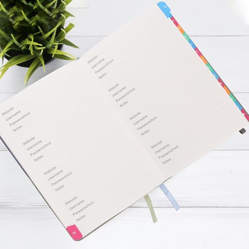 Carnet mot de passe avec onglets au bureau comme à la maison - 5