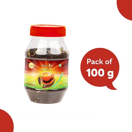 Image of Chaizup Premium Kadak CTC Tea - 100g | Strong Loose Leaf Chai | Bold Taste & Aroma | Ideal for Masala Chai | 100% Natural | Makes 20+ Cups