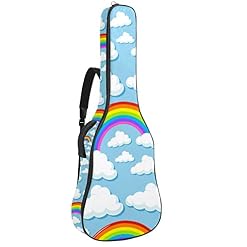 Housse de transport étanche pour guitare avec bandoulière réglable Violet zébré, Multicolore 04, 42.9×16.9×4.7 in… - Les Beatles, Paul McCartney, John Lennon, RIngo Starr, George Harrison