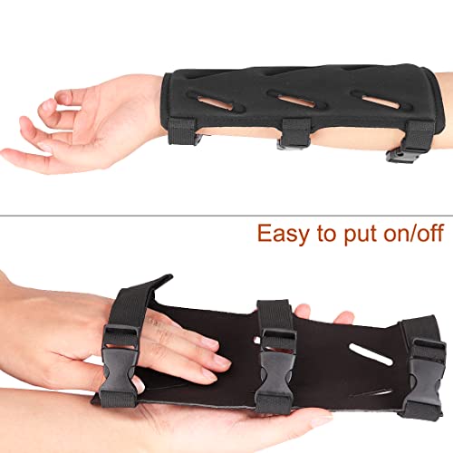 image for KRATARC Archery Lightweight Finger Tab Gloves & Arm Guard Adjustable A