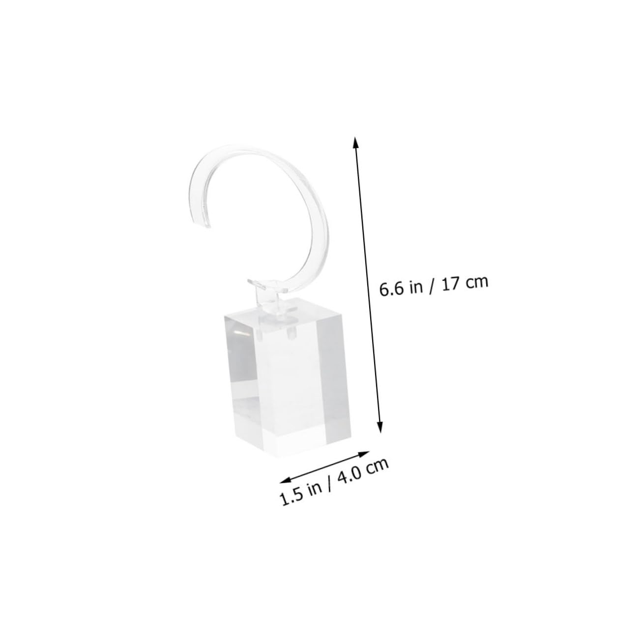 FOMIYES Acrylic Watch Stand Watch Storage Stand for Men Women Scratch Resistant Display Racks