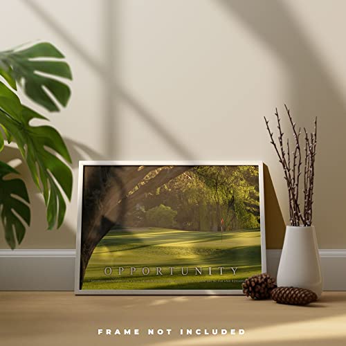 Golf Motivational Poster Art Print 11X14 Clubs Shoes Balls Driver Bag Wall Decor Pictures #TOP6