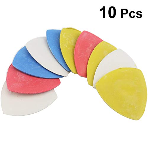 ULTECHNOVO 10 PeÃ§as Coloridas Tecido Giz Alfaiates Marcadores ApagÃ¡veis â€‹â€‹Costura Pintura PÃ³