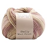 元廣(Motohiro) スキー 手編み毛糸 シェリーウールプリント 並太(5玉セット) Col.4002