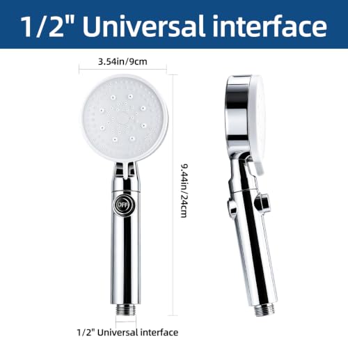 Cabezal de ducha manual Axwnh BBHS-A2 5 funciones alta presión miniatura 2