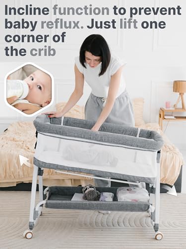 Earth&Me BB01 Baby Bassinet Bedside Sleeper thumb #3