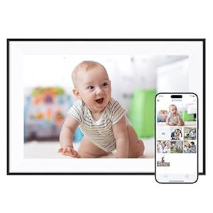 Dragon Touch 10.1” WIFI Digital Picture Frame – 1280*800 HD IPS Touch Screen Digital Photo Frame Display, Auto-Rotate, Share Photos/Videos Instantly via Free App Best Gifts for Birthday, Wedding, Mom