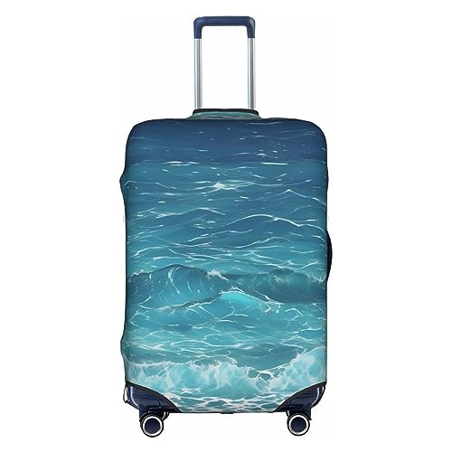 The Deep Blue Sea Journey Escort protezione squisita copertura altamente elastica perfetta per valigie da 45-81 cm rendendo il viaggio più confortevole bianco Large