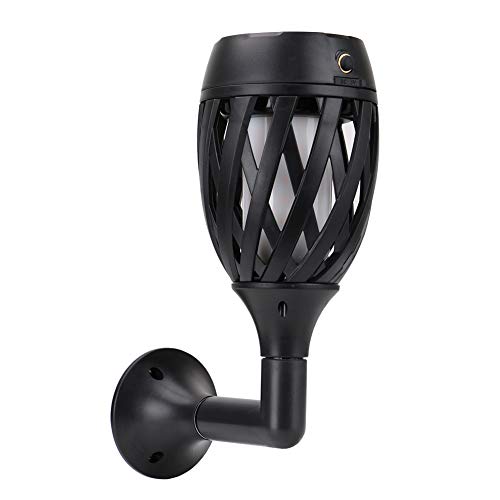 Preisvergleich Produktbild Chanhan Taschenlampe, 96 LEDs, Wandleuchte, wasserdicht, flackernd, tanzende Flamme, Gartenbeleuchtung, Außenbeleuchtung
