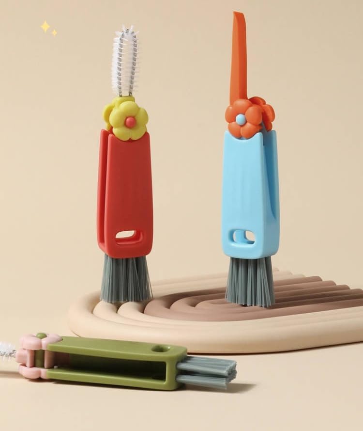 CNN68-インパクト用カップブラシ ６５×２５ 砥粒入りナイロン#１８０｜研磨ポイント.com 3イン1カップ蓋クリーニングブラシ - 多目的ボトルギャップクリーナー - 狭いスペースのためのコンパクトなスクラブブラシ - 家庭