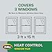 Gila Heat Control Light Gray Adhesive Residential DIY Window Film Sun Blocking 3ft x 15ft (36in x 180in)