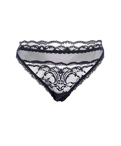 Lise Charmel ACC0703 : slip précieux tissage noir pour femme