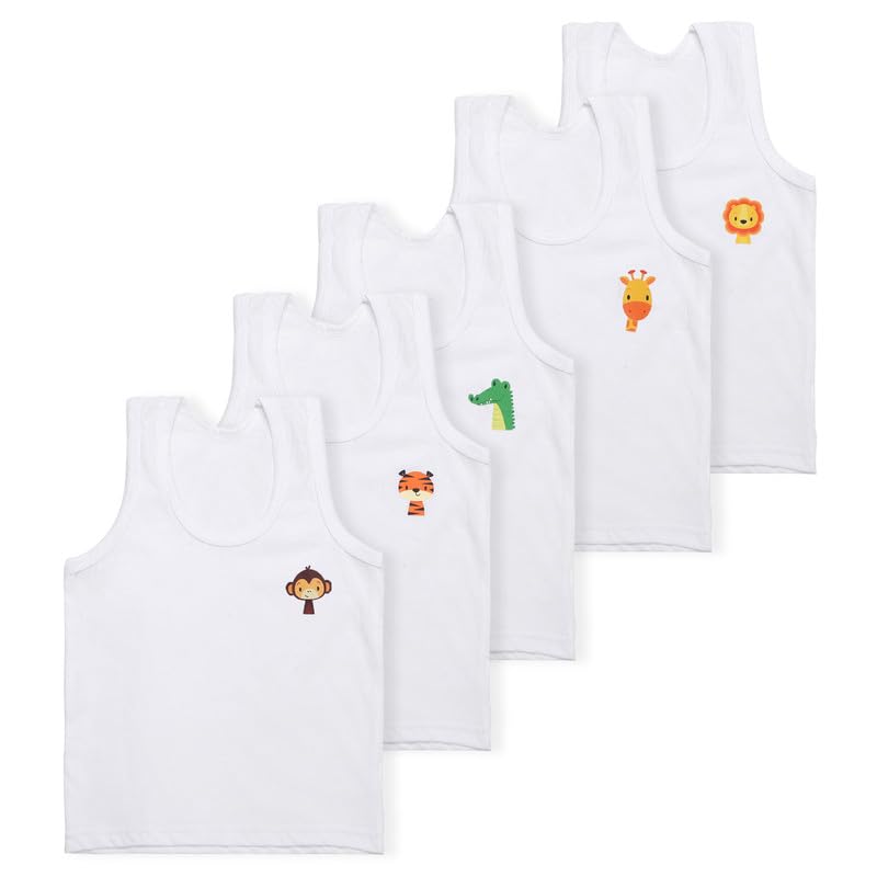 superminis Cotton Vests/Baniyan/Inner Wear – Regular Fit, Sleeveless, Printed Sandos for Girls, Boys and Kids