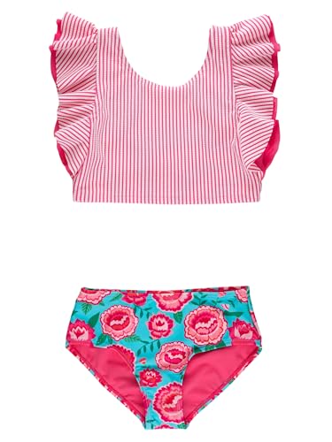 Image of RuffleButts Baby /Toddler Girls UPF50+ Waterfall Tankini Two Piece Swimsuit