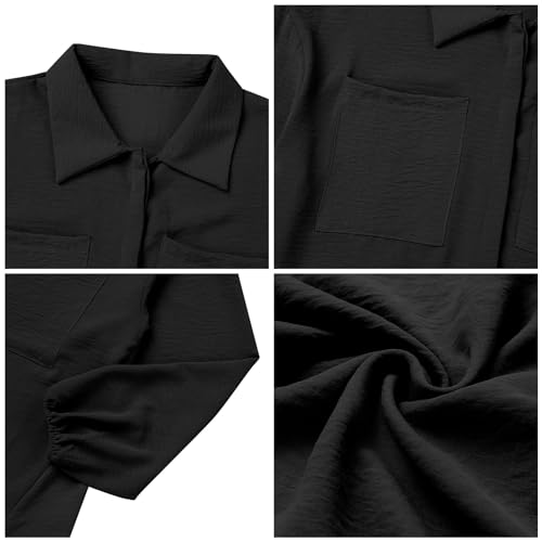 ODIZLI Muslim Long Sleeve Blouse Wide Leg Pants Suits Autumn Solid Abaya Women Matching Sets 2PCS Tracksuits Turkey Kaftan3