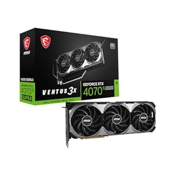 Placa de Video MSI Geforce RTX 4070 TI Super Ventus 3X OC 16GB GDDR6X 256 BITS - 912-V513-627