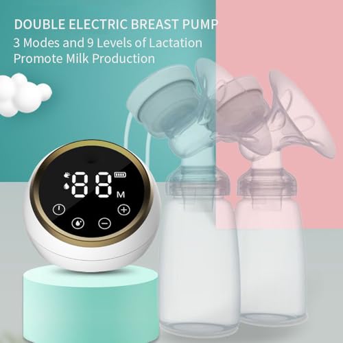 Extractor eléctrico de leche doble con silicona indolora miniatura 2