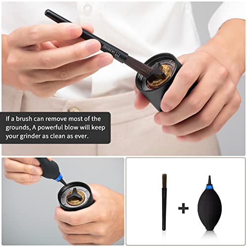 Morefree M6 Manuelle Kaffeemühle mit einstellbaren Grobheitseinstellungen, Handkaffeemühle mit SUS 420 konischer… – Bild 7
