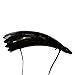 Reed Viking Blowing Horn With Whistle - Handcrafted Ox Horn Bugle - Medium Sound for Festivals, Ceremonies - Medieval Instrument (With Leather Cord-8 Inch)