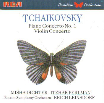 Violin Concerto / Piano Concerto 1 [Audio CD] Tchaikovsky; Perlman; Dichter; Leinsdorf and Bso