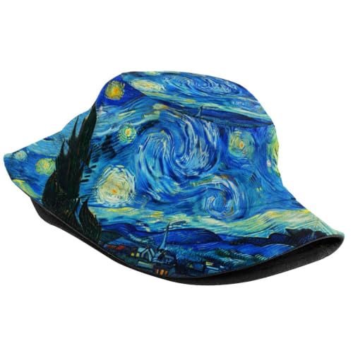 Image of Bucket Hat for Women Men, Fashion Print Outdoor Beach Hat Packable Sun Cap for Travel Hiking