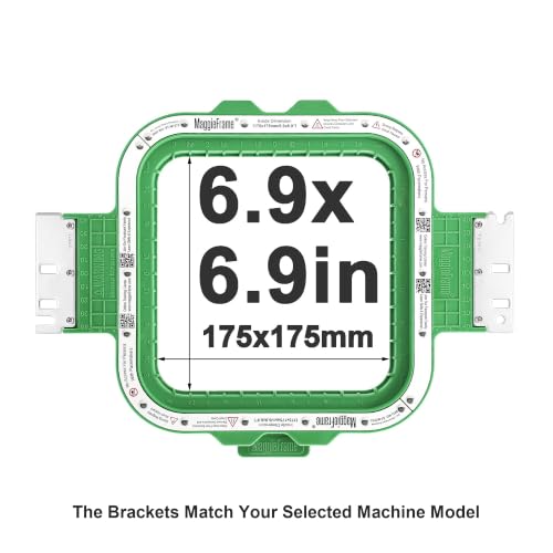 Aro magnético 175 mm para personalizar ropa con Janome MB7 y MB4S 2